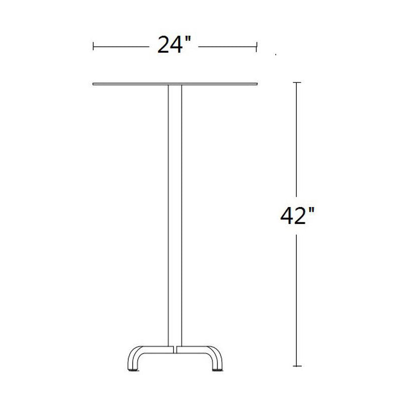 20-06 Square Bar Table