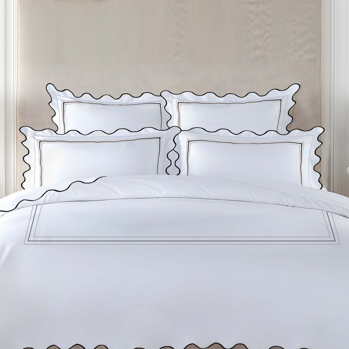 3 Lines and Waves Duvet Cover